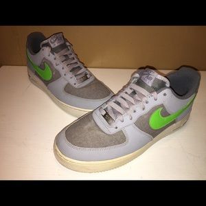 Nike Air force 1 Low Wolf Grey Green Size 11